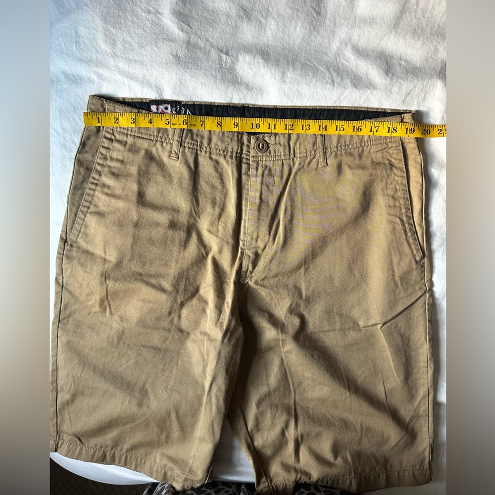 Volcom Tan and Black Shorts